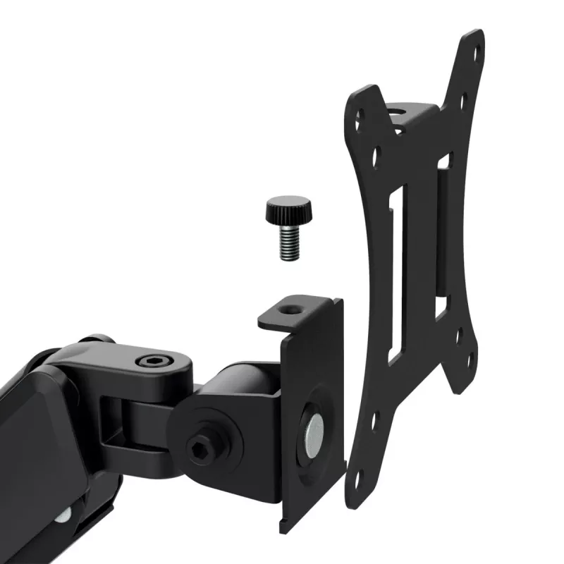 Supporto monitor MACLEAN MC-135 a molla a gas per schermi da 17