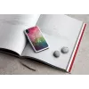 Custodia per cellulare iKins per iPhone XR – design fiori d'acqua, bianco
