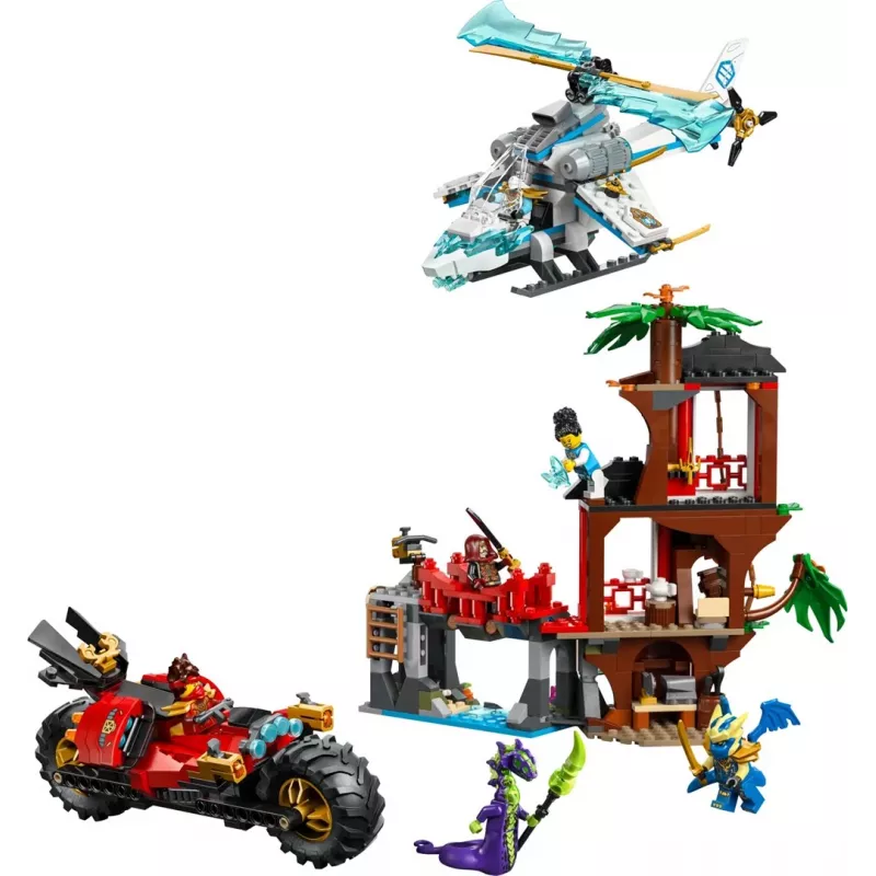 LEGO NINJAGO 71857 Battaglia nella casa sull'albero dei veicoli ninja