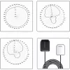 Antenna GPS/GLONASS esterna QOLTEC 28 dBi 50 W con connettore maschio SMA ad angolo retto