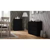 Cassettiera Topeshop M4 CZERŃ nero 4 cassetti truciolare