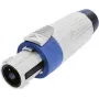 Connettore Neutrik NLT4FXX argento, blu 1 pz. (NLT4FXX)