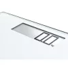 Soehnle Style Sense Comfort 100 bilancia pesapersone elettronica rettangolare bianca (STYLE SENSE COMFORT 100)