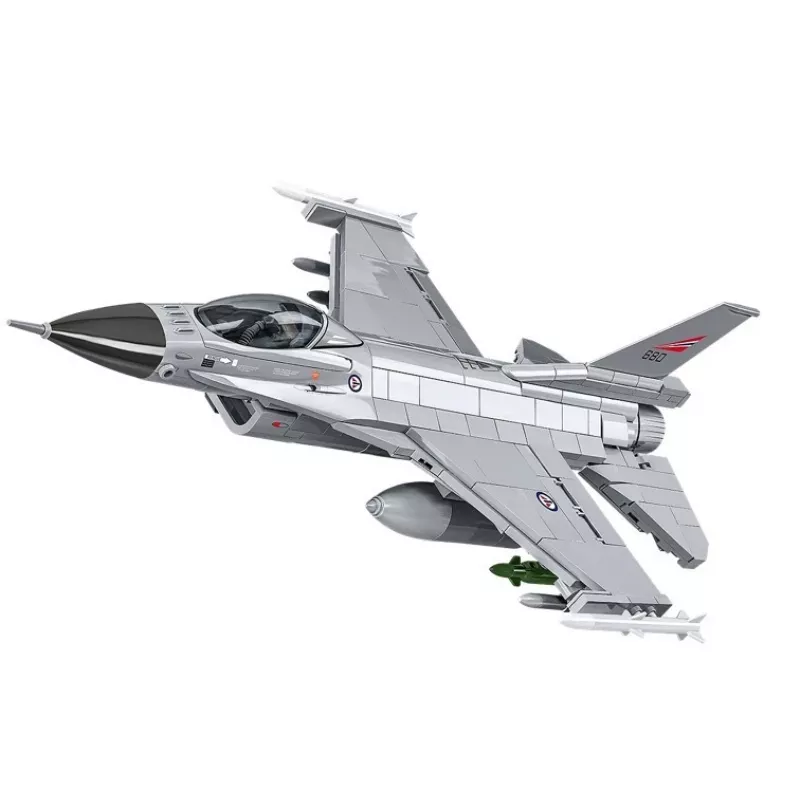 Kit di costruzione Cobi F-16AM Fighting Falcon, 495 pezzi, modello in scala
