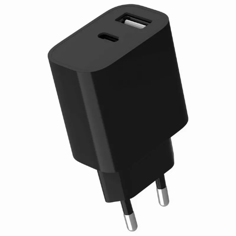 CARICABATTERIE USB UNIVERSALE NERO/2P TA-UC-2AC12-01-BK GEMBIRD