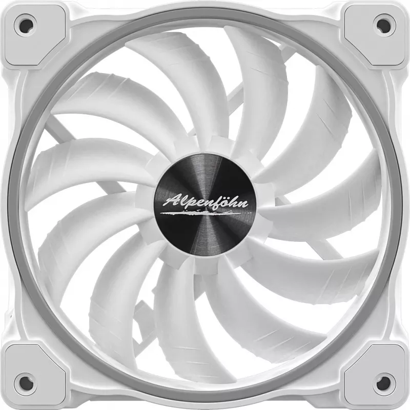 Ventola ALPENFÖHN Wing Boost 3 ARGB 120mm confezione da 3 bianco