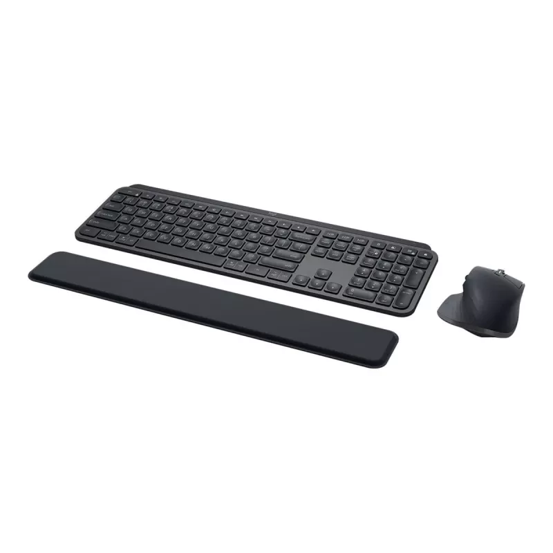 Logitech MX Keys Combo for Business - Set Tastiera e Mouse - retroilluminato - wireless - Bluetooth LE - QWERTY - GB - Grafite