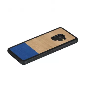 Custodia per smartphone man and wood per Samsung Galaxy S9 – nero piccione, cover posteriore rigida protettiva