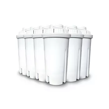 Set di cartucce filtro acqua di ricambio per erogatore di acqua calda Turbo Caso 01841 — 6 pezzi, bianco