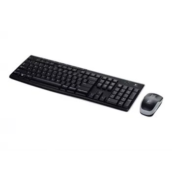 Set tastiera e mouse wireless Logitech MK270