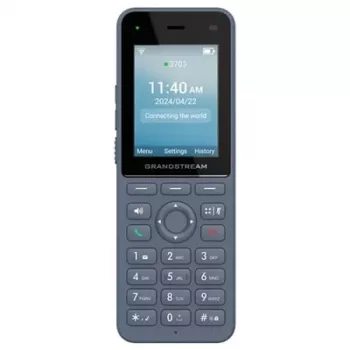 Telefono IP Grandstream Networks WP8256 antracite 3 linee LCD Wi-Fi