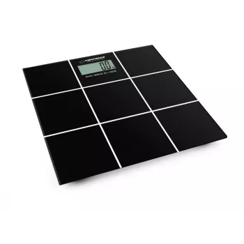 Bilancia pesapersone Esperanza EBS004 - elettronica, 180 kg, vetro nero