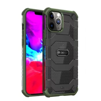 Custodia protettiva antishock Devia Vanguard per iPhone 12 mini, verde