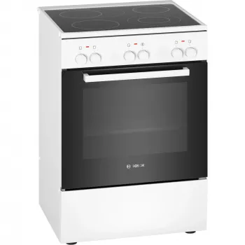 Bosch HKA090220 cucina a sé stante piano cottura elettrico in vetroceramica bianco