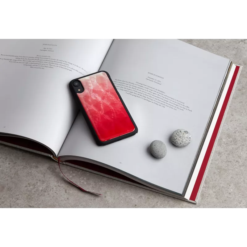 Custodia per cellulare iKins per iPhone XR — pink lake e nero custodia protettiva bicolore