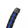 Cavo CableMod PRO ModMesh da 12VHPWR a 3x PCI-e, 45 cm, nero/blu
