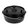 Dutch Oven Petromax ft6-t 5,5 L nero in ghisa