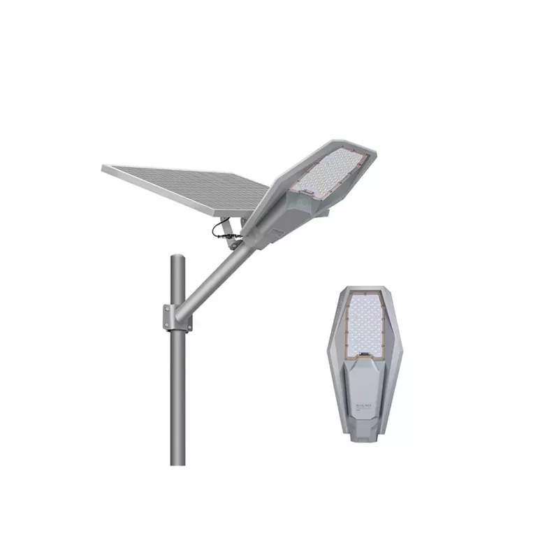 Lampada di sicurezza solare volt polska WARRIOR 360 con pannello 40W, batteria 36.000 mAh e telecomando
