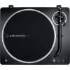 AT-LP70XBTBS, Giradischi nero/argento, preamplificatore phono integrato, Bluetooth, completamente automatico, a cinghia