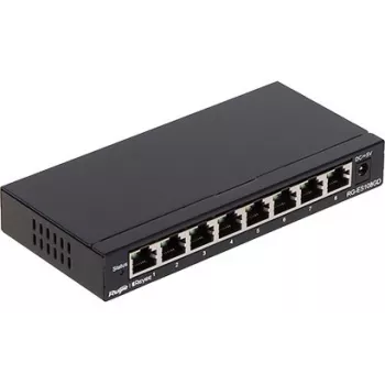 Ruijie Networks RG-ES108GD switch di rete unmanaged Gigabit Ethernet (10/100/1000) nero