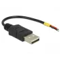 Cavo USB DeLOCK 85250 USB 2.0 0,1 m nero