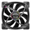 Montech RX120 PWM ventola per case PC 12 cm nero 3 pz.