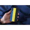 Custodia per smartphone man and wood per iPhone X/XS – dandy blu nero, guscio rigido protettivo