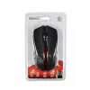 Mouse ottico wireless Rebeltec GALAXY nero/rosso interfaccia