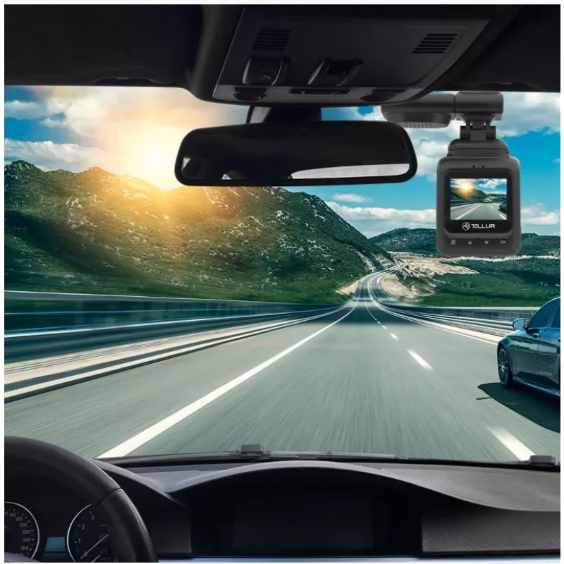 Dashcam Tellur Dash Patrol DC2 FullHD 1080P GPS nero