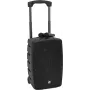 Sistema PA wireless Omnitronic WAMS-10BT2 MK2 con connettività Bluetooth, set di diffusori attivi portatili