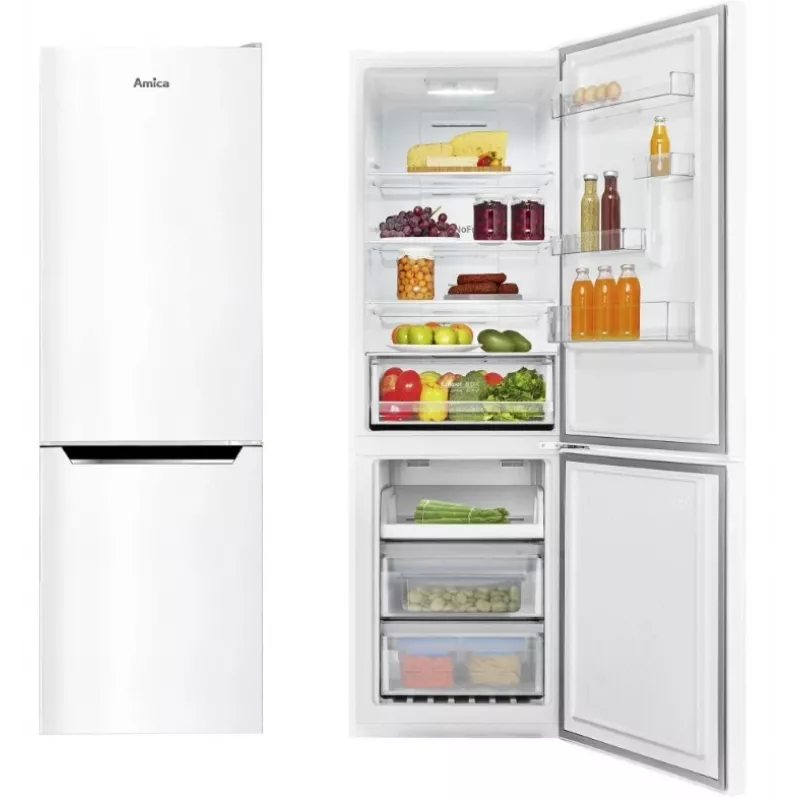 Frigorifero combinato AMICA FK3506.2FW(E) 350 L, classe di efficienza energetica E