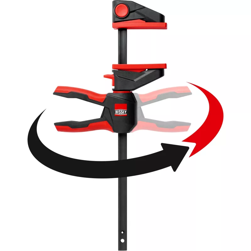 Morsetto a mano Bessey con impugnatura girevole EZ360 EZ360-45 apertura max. 450 mm