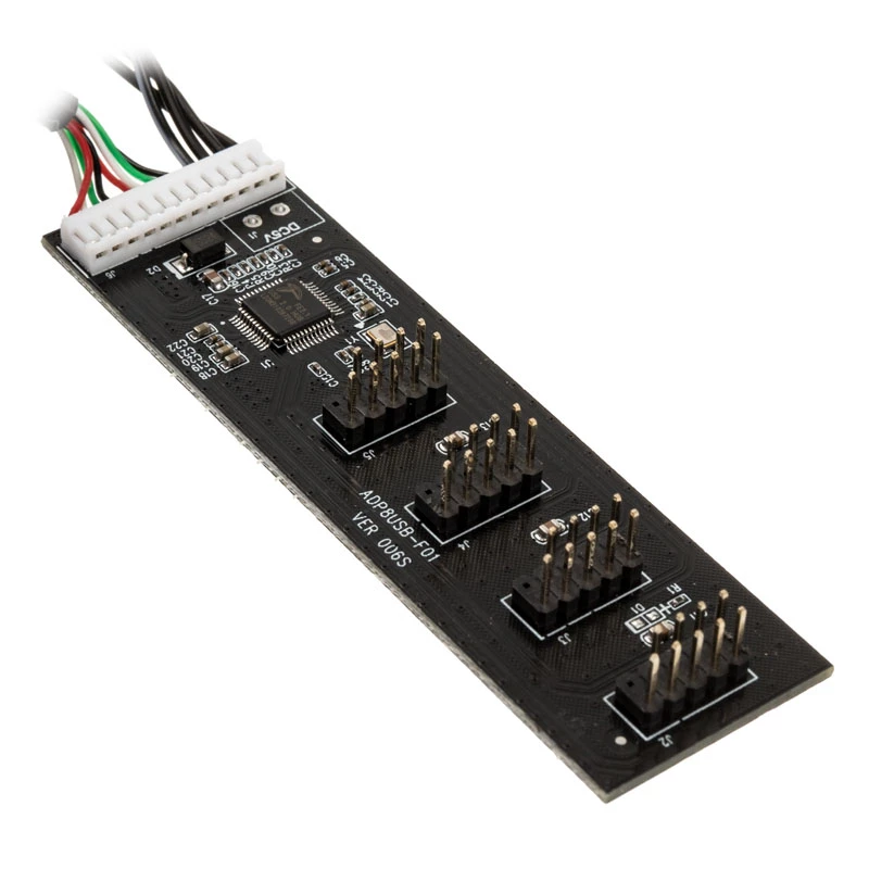 Scheda hub USB Kolink USB 2.0 con cavo USB e Molex da 60cm