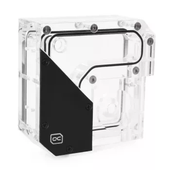 Serbatoio Alphacool 15075 acrilico nero trasparente 120mm
