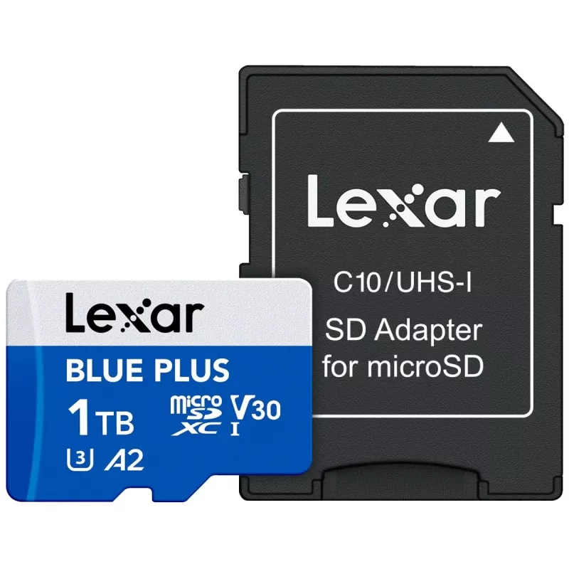 Scheda di memoria microSD 1TB C10 A2 U3 V30 170MB/s Blue Plus