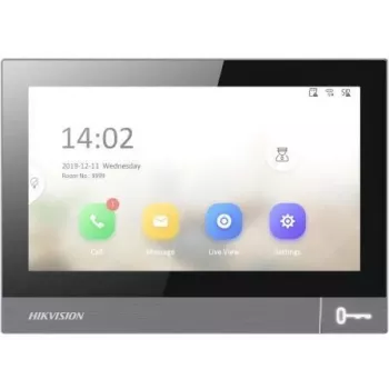Videocitofono interno Hikvision DS-KH8381-WTE1 7 pollici 1024x600, PoE, Wi‑Fi, MicroSD
