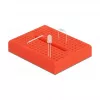 Breadboard DELOCK 18318 — scheda prototipo in plastica senza saldatura, 36 × 46 × 10 mm, rosso