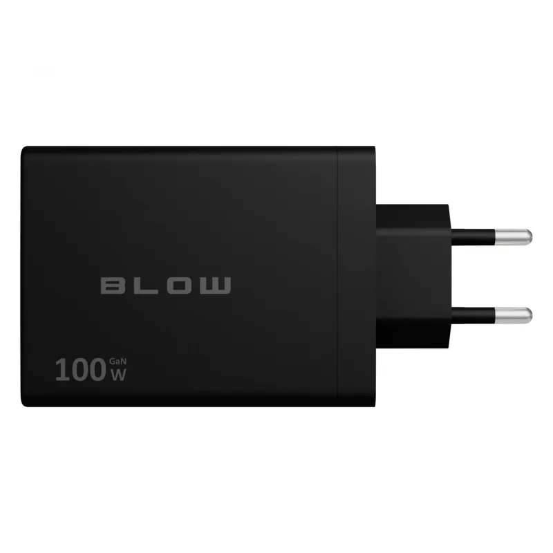 BLOW 4xUSB-C PD 100W GaN caricabatterie da parete, nero