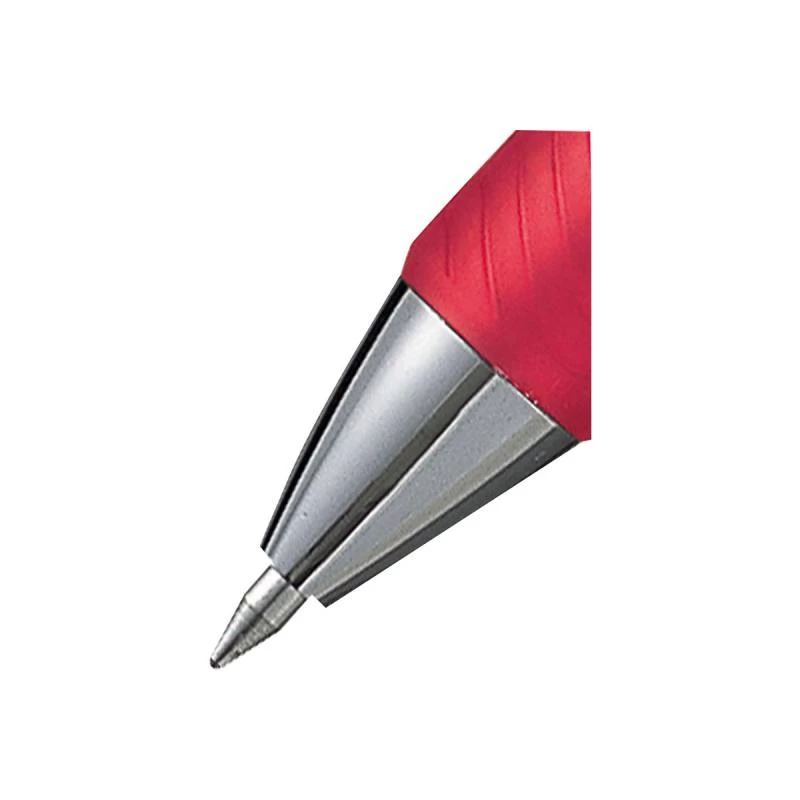Penna a scatto con clip retrattile Pentel Energel XM Klick rossa