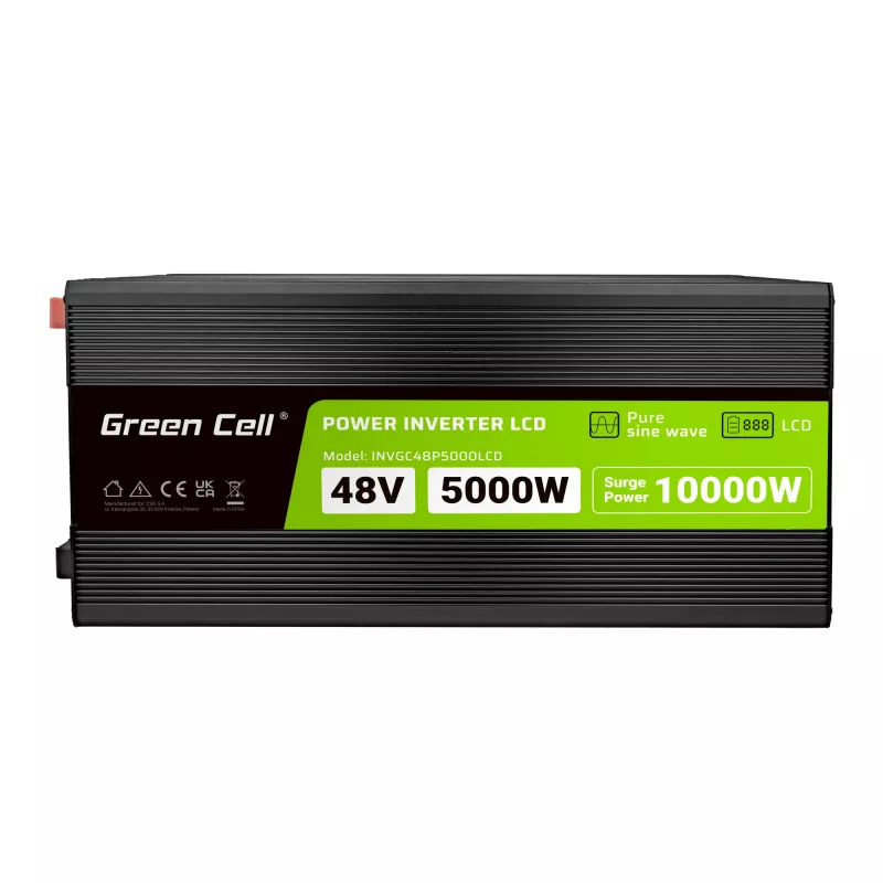 Convertitore LCD 48V 5000W/10000W onda sinusoidale pura con display