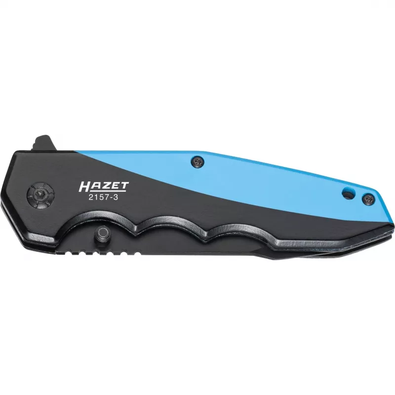 Coltello pieghevole Hazet 2157-3 con blocco lama — utensile compatto