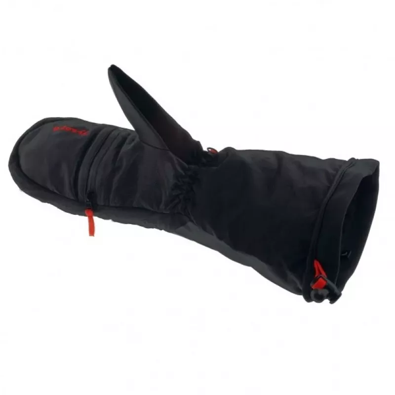 Guanti a lobo Glovii GZ1M in vera pelle e nylon per sci ed escursionismo
