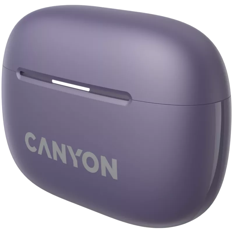 Canyon CNS-TWS10PL Cuffie e headset True Wireless Stereo (TWS) In-Ear per chiamate/musica/sport/quotidiano USB Type-C Bluetooth Viola (CNS-TWS10PL)