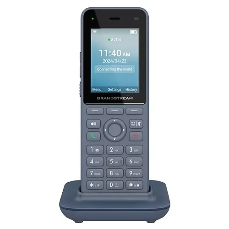 Telefono IP Grandstream Networks WP8256 antracite 3 linee LCD Wi-Fi
