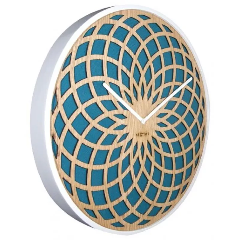 NeXtime orologio 3149tq Sun Large, Ø50 cm, da parete, turchese