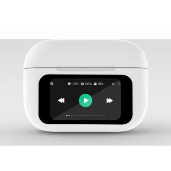 Cuffie BLUETOOTH/WHITE TWS-LCD-ANC-01-W Gembird