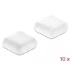 Tappi antipolvere DeLOCK connettore maschio USB Type-C 10 pezzi bianco