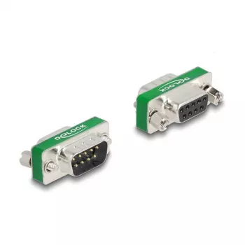 Filtro antidisturbo RF/EMI DeLOCK D-Sub 9 poli connettore maschio su connettore femmina dorato