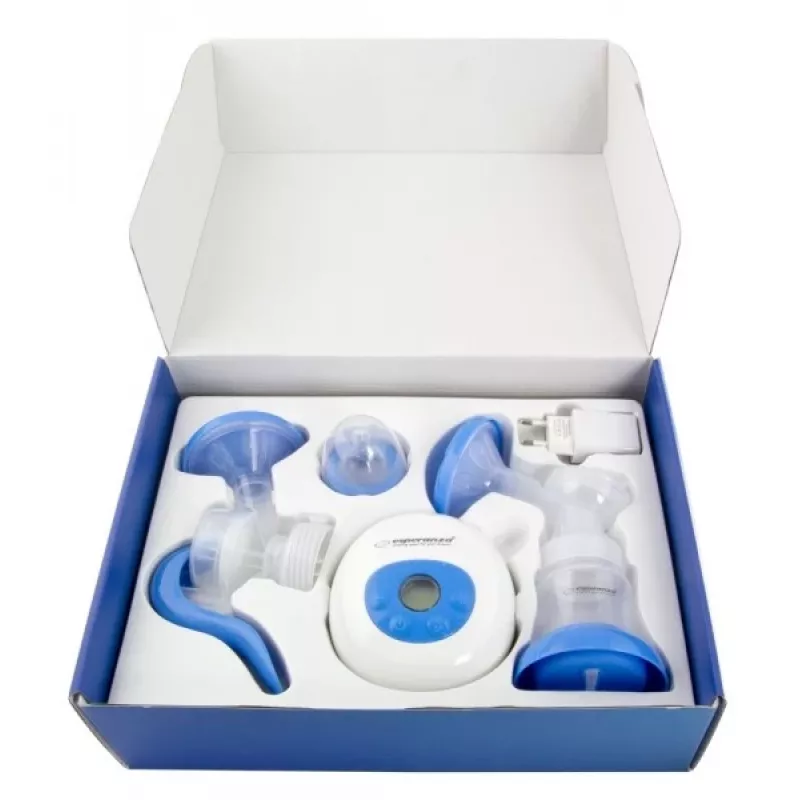 Tiralatte ESPERANZA ECM003B elettronico 150 ml, display integrato, blu/bianco, 100–240 V AC