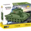 Set di costruzione Cobi modello carro armato T-34-85 — 110 pezzi, età 6+, verde